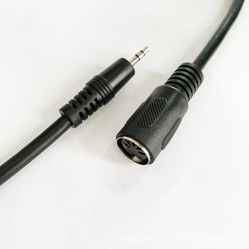 LOOTOOLS 2PCS Type-A MIDI to 3.5mm Adapter,MIDI Female to TRS 3.5mm Male Breakout Cable Audio Converter for Keyboards Synths & DAWs,TRS Midi Cable - Image 5